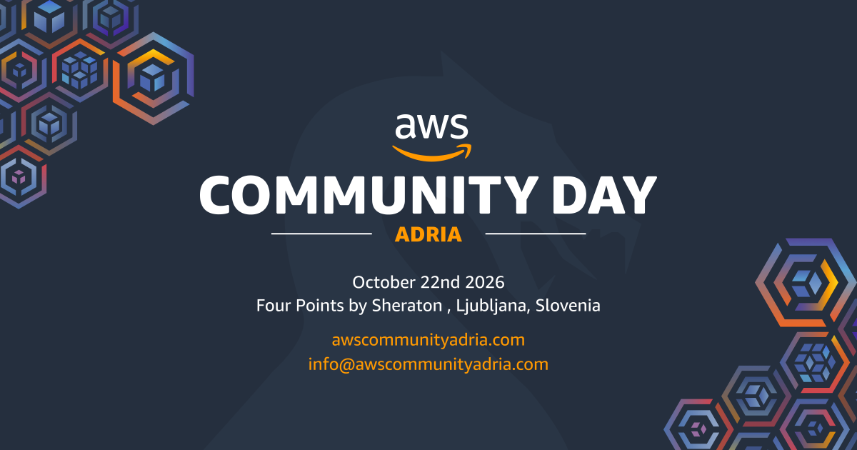 Aws Community Day Adria logo